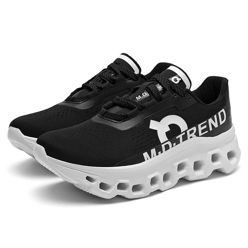 Leichte Unisex Laufschuhe für Damen & Herren. Atmungsaktiv, flexible Sohle für optimalen Halt beim Joggen.