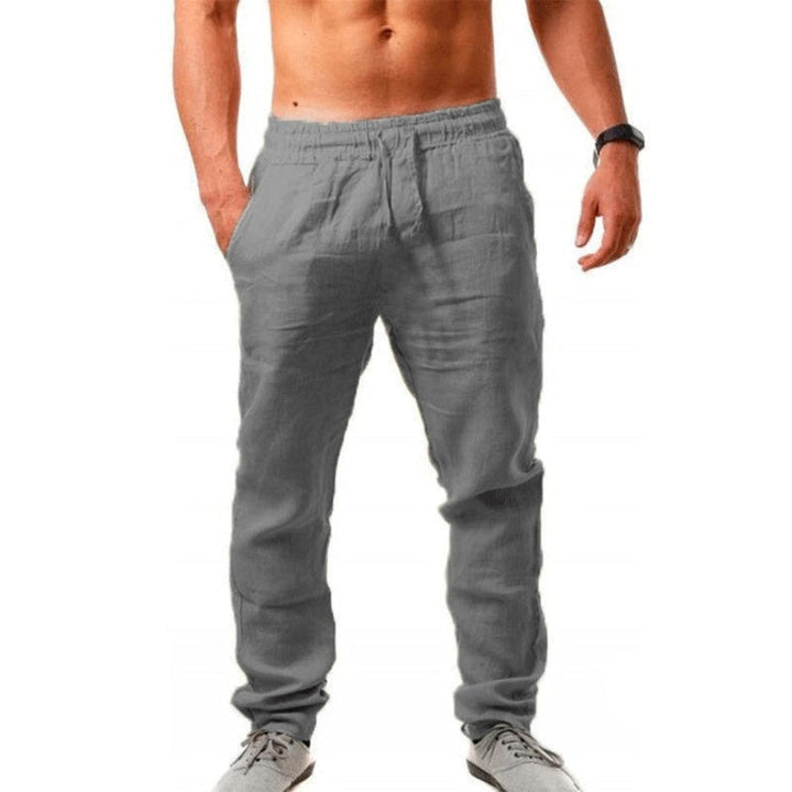 Modische Herren Casual Hose, leicht & luftig. Ideal als Sommerhose, Jogger oder Relaxhose für entspannte Stunden.