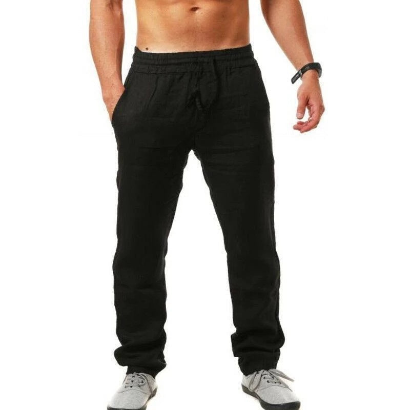 Van Halen Mode: Bequeme Herren Freizeithose. Leichte Sommerhose mit elastischem Bund für Alltag & Reisen.