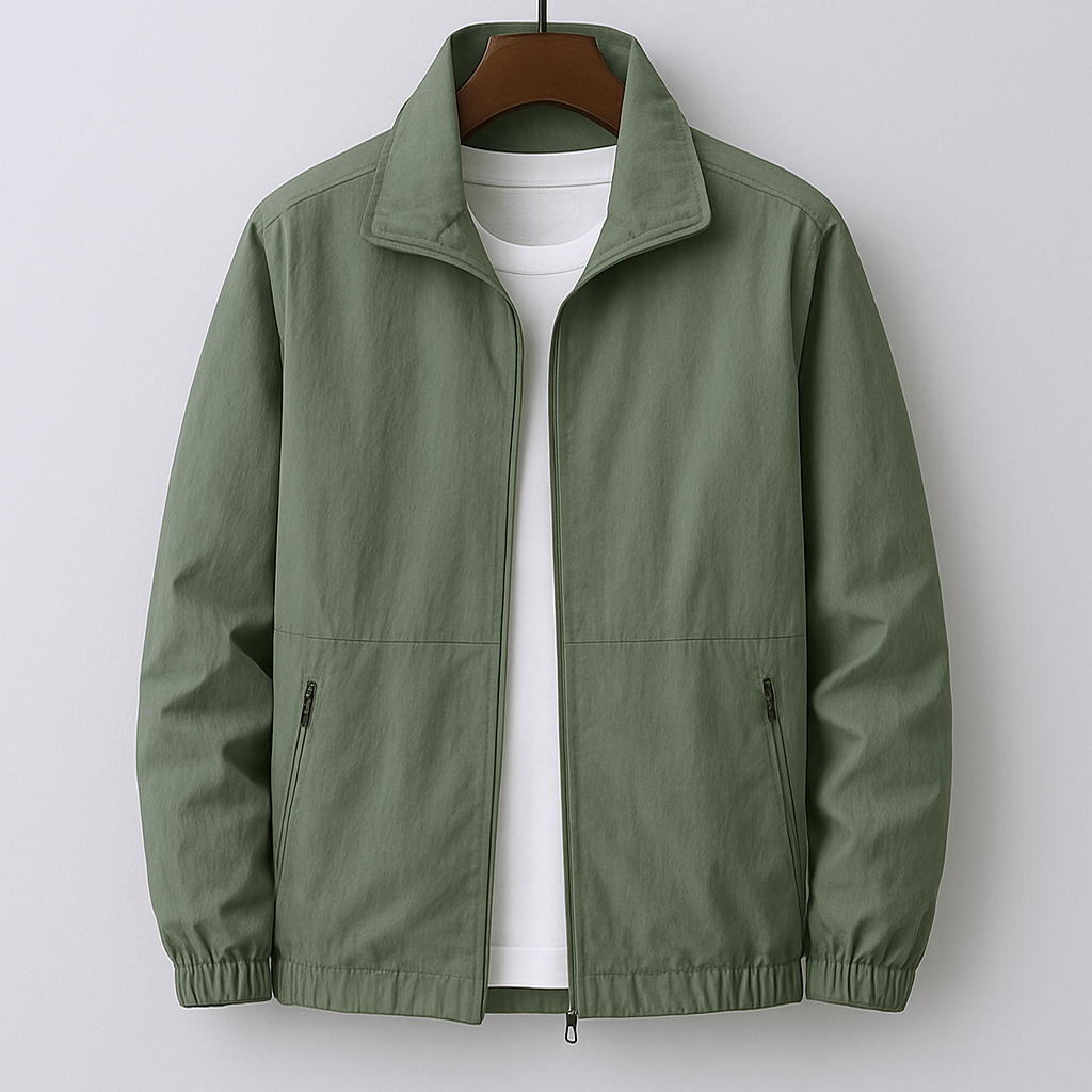 Stilvolle, leichte Herrenjacke im modernen Schnitt; perfekt für vielseitige Looks in Büro, Freizeit & Business Casual.
