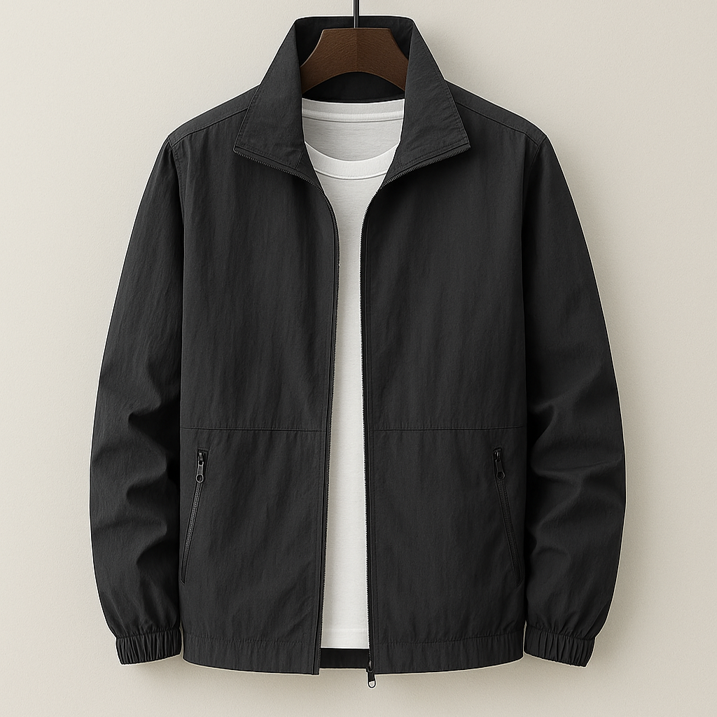 Vielseitige, leichte Herrenjacke mit modernem Schnitt; stilvoll für den Alltag, Büro und Business Casual im Frühling/Herbst.