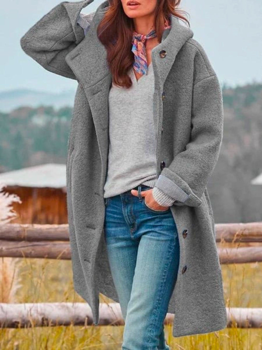 Moderne Damen Herbstjacke mit einzigartiger Struktur, leicht und vielseitig für stilvolle Outfits.