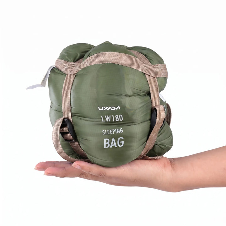 Kompakter, leichter Deckenschlafsack im Packsack für Erwachsene, perfekt für Reisen & Outdoor-Aktivitäten.