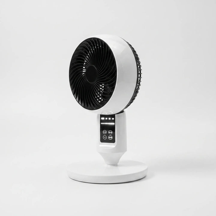 Eleganter Standventilator, modern und leise, perfekt für Homeoffice oder Wohnzimmer Kühlung.