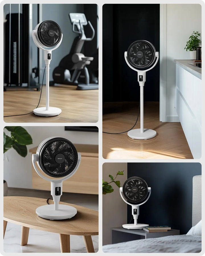 Kompakter Standventilator & Tischventilator. Sorgt für leise, frische Luft und optimale Kühlung im Sommer.