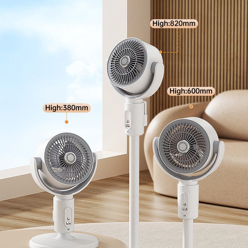 Standventilator mit Fernbedienung. Genießen Sie leise Luftzirkulation und bequeme Steuerung für den Sommer.