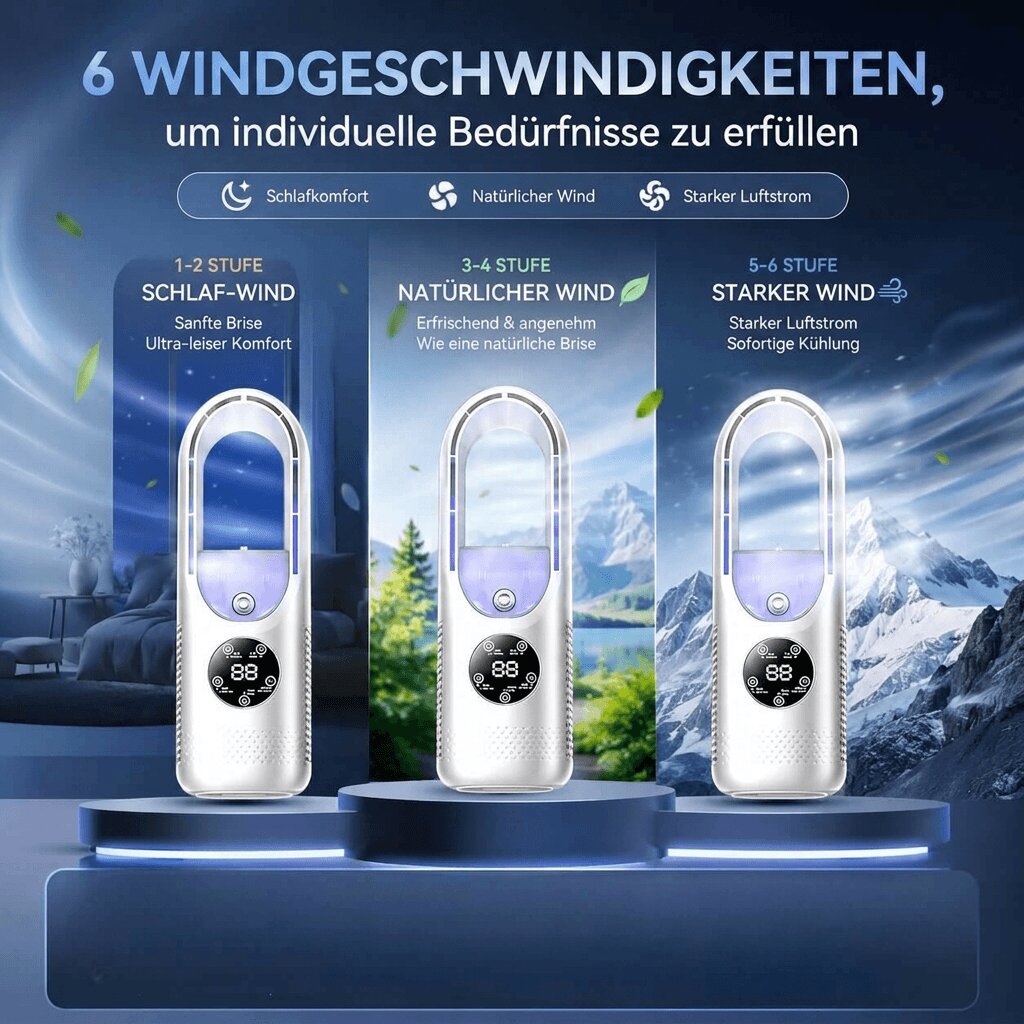 Schlanker Standventilator mit Oszillation & Timer für optimales Raumklima. Perfekt für Büro & Zuhause.