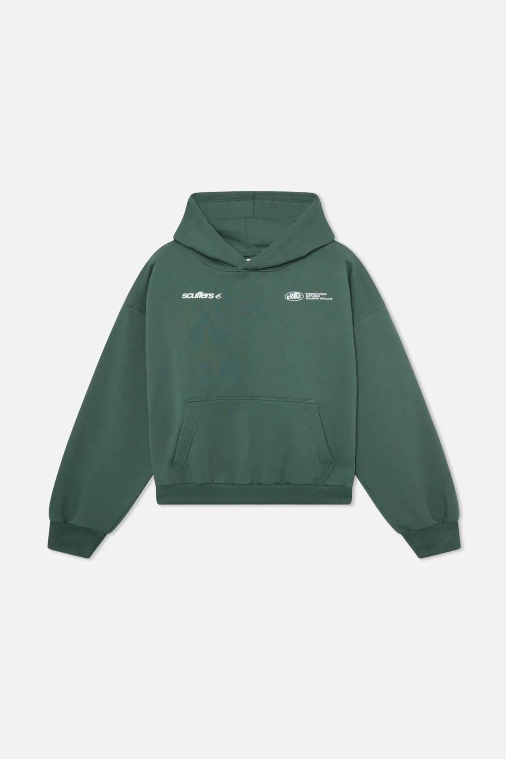 Bequemer Damen-Kapuzenpullover mit praktischer Kängurutasche.