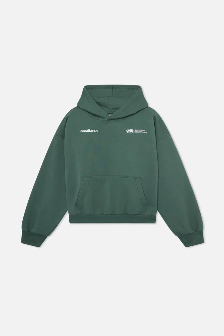 Bequemer Damen-Kapuzenpullover mit praktischer Kängurutasche.