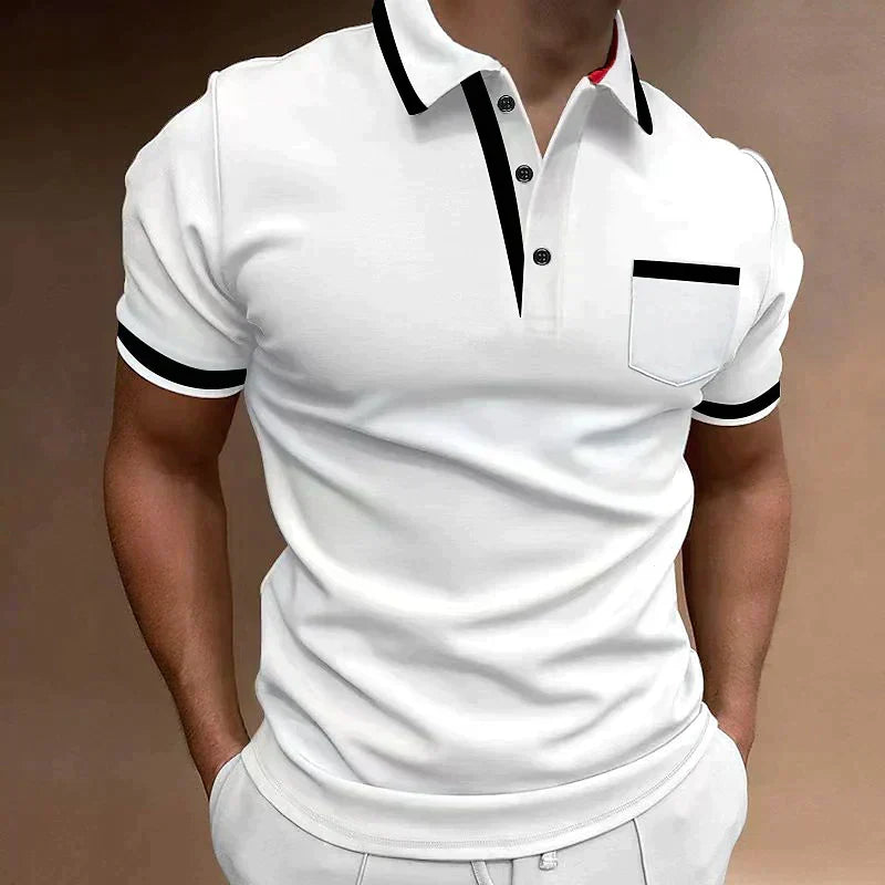 Elegantes Herren Poloshirt für Freizeit & Business, stilvoll & vielseitig.