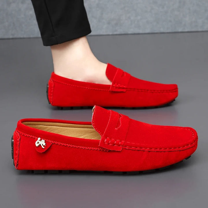Elegante Herren Halbschuhe: Komfortable Loafers mit rutschfester Sohle, ideal für Business & Freizeit, schick und bequem.
