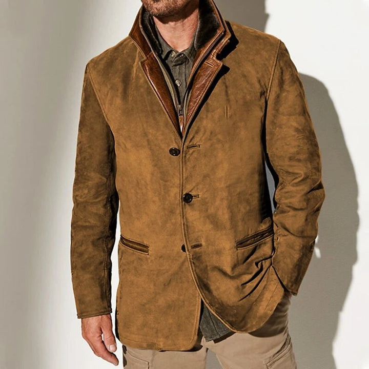 Vintage Herrenjacke, lässig und komfortabel für den Alltag.