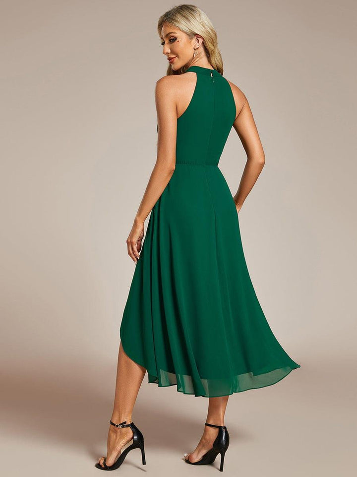 Elegantes festliches Midikleid für Damen, A-Linie, perfekt als Hochzeitsgast oder Abendkleid.