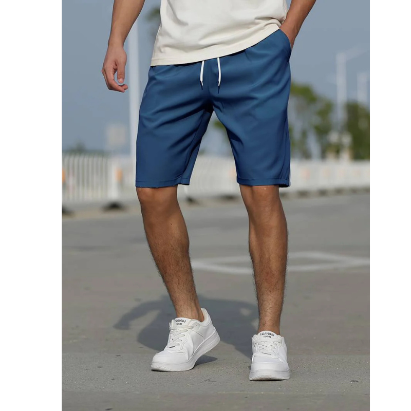 Vielseitige Herren Sportshorts mit Kordelzug, atmungsaktiv. Lässige Kurze Hosen für jede Sommeraktivität.
