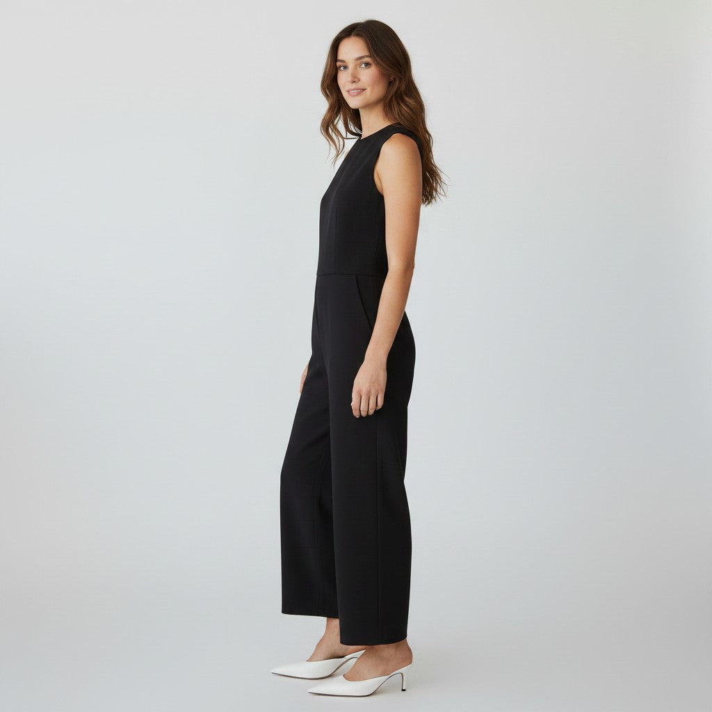 Elegante Damen Pantoletten mit Absatz und spitzer Zehe, ideal für stilvolle Business-Looks.