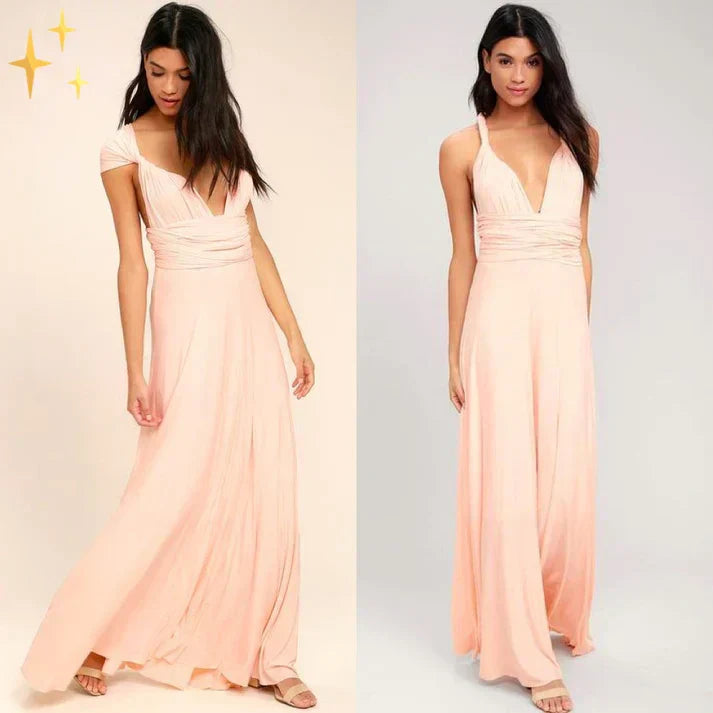 Vielseitiges Damen Wickelkleid, perfekt als Sommer- & Frühlingskleid. Elegant und wandelbar für jede Frau.