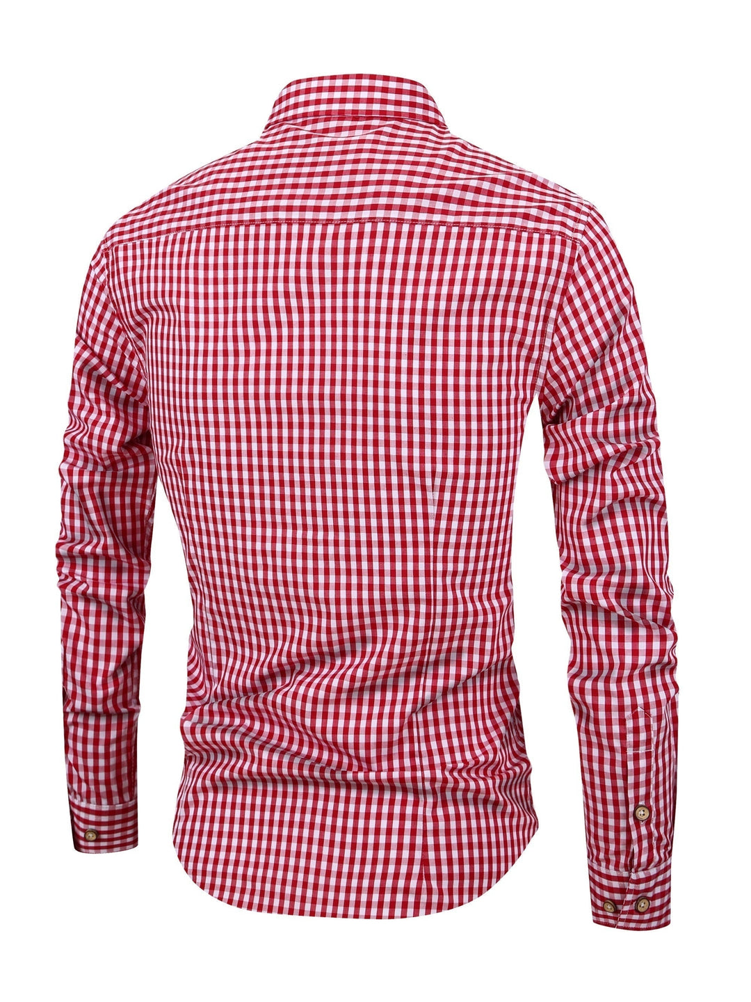 Stilvolles Business Casual Karohemd für Herren mit langen Ärmeln, elegant und bequem.
