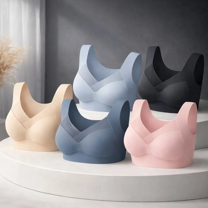 Nahtloser Damen Komfort BH ohne Bügel. Bietet glatte Form, ist unsichtbar unter Kleidung und perfekt für den Alltag.