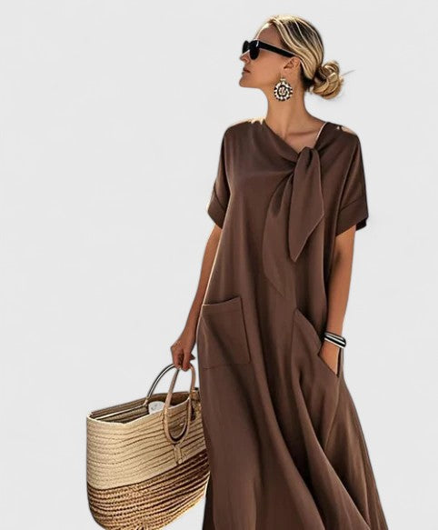 Elegantes Damen Sommerkleid Regular Fit für Freizeit und Alltag, bequem und modisch.