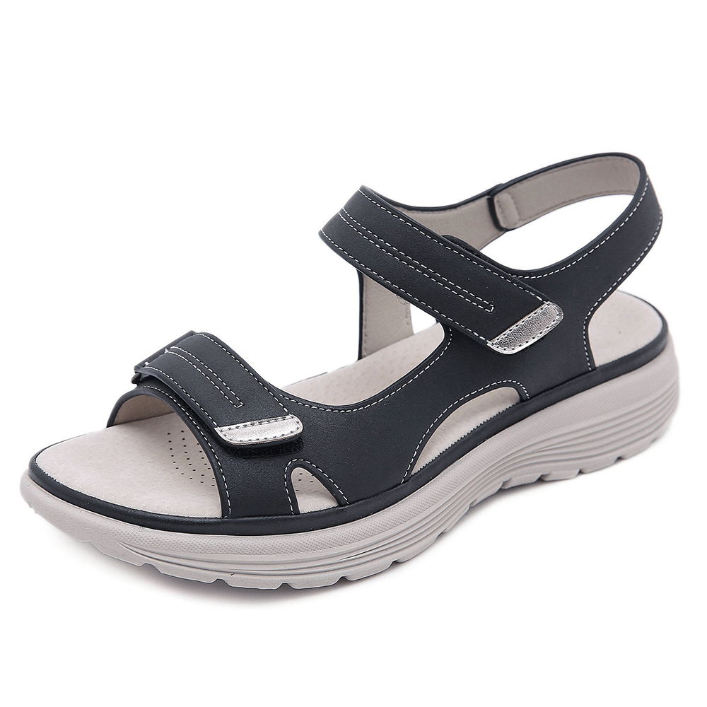 Verstellbare orthopädische Damen Sandalen. Komfortable Flats für optimale Fußgesundheit im Sommer & Frühling.