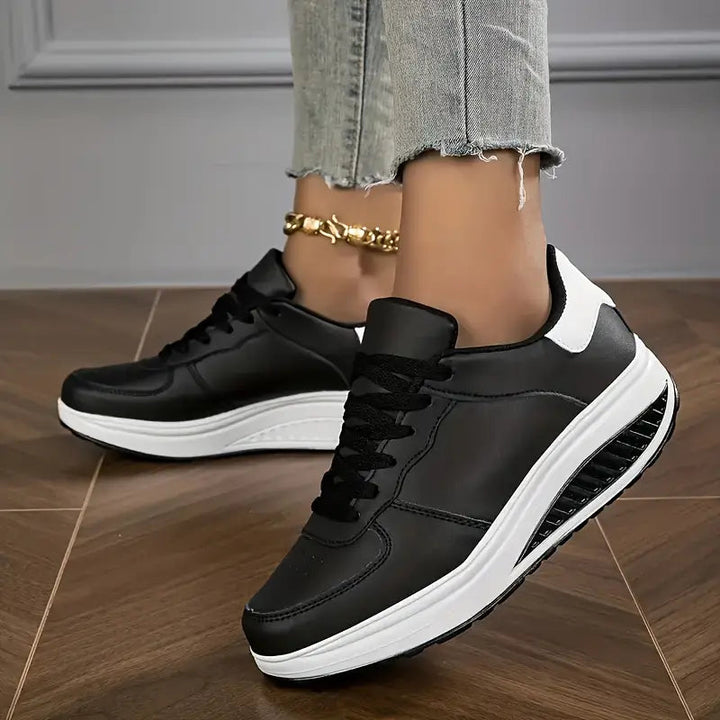 Atmungsaktive Damen Freizeitschuhe, leichte orthopädische Sneaker für angenehmes Fußklima bei jeder Aktivität.