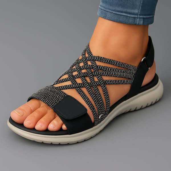 Modische Komfortsandalen Greta für Damen, orthopädisch & leicht, perfekt für Alltag und Sommer-Spaziergänge.