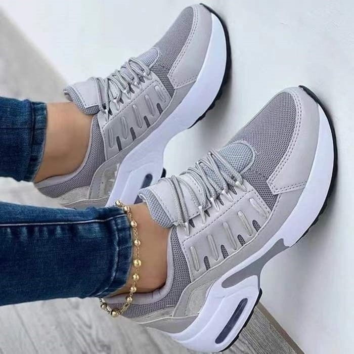 Bequeme Damen-Sneakers mit Dämpfung, orthopädischem Design & atmungsaktiver Sohle, perfekt für Herbst.