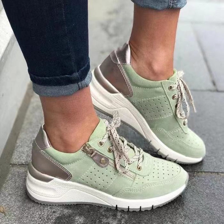 Damen Orthopädische Plateau Sneaker für maximalen Komfort und modischen Stil.