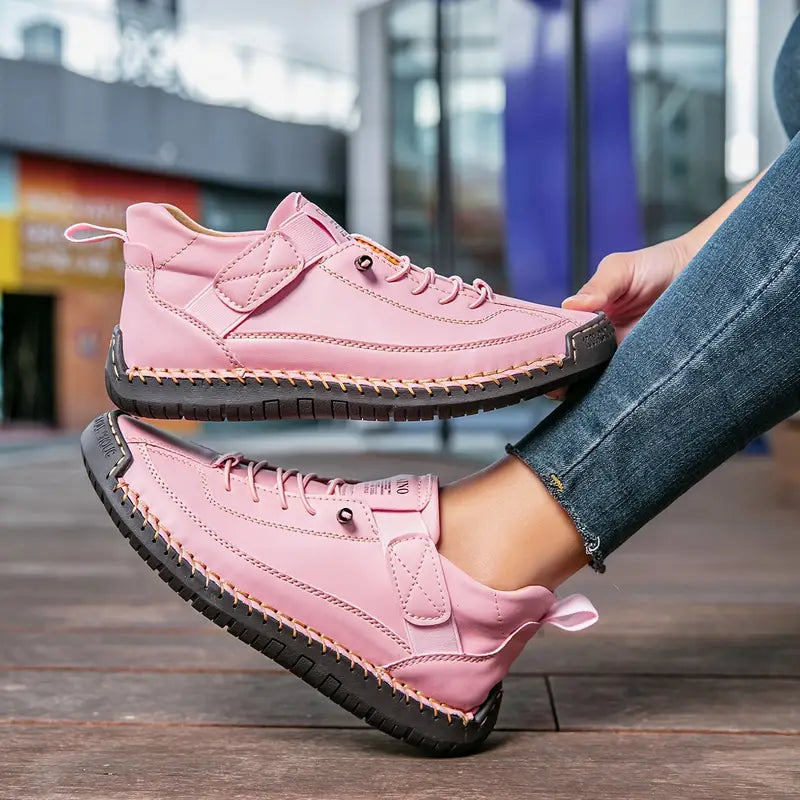 Stilvolle orthopädische Damen Walking Sneaker für Komfort & gesunde Füße im Alltag.