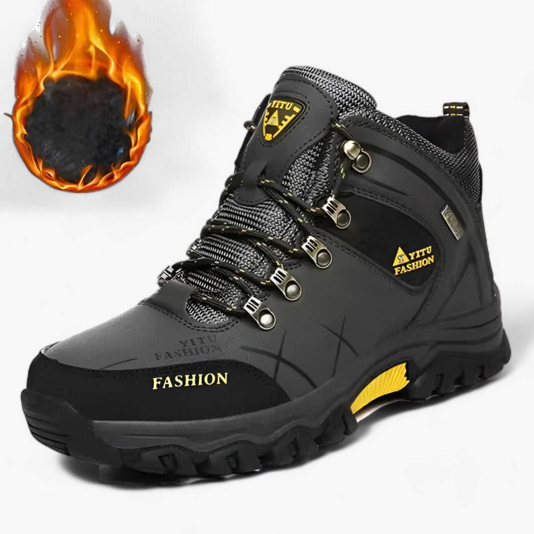 Herren Schneestiefel, wasserdicht & robust, perfekt für Aktivitäten im Tiefschnee bei Kälte.