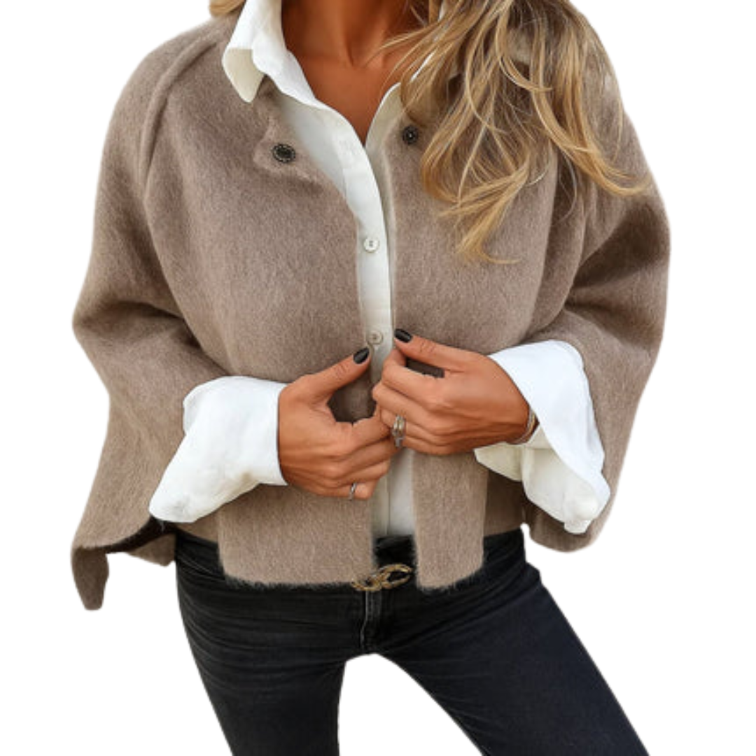 Elegante, taillierte Damen-Kurzjacke; stilvoll für Büro & Freizeit; Frühling/Herbst Mode.