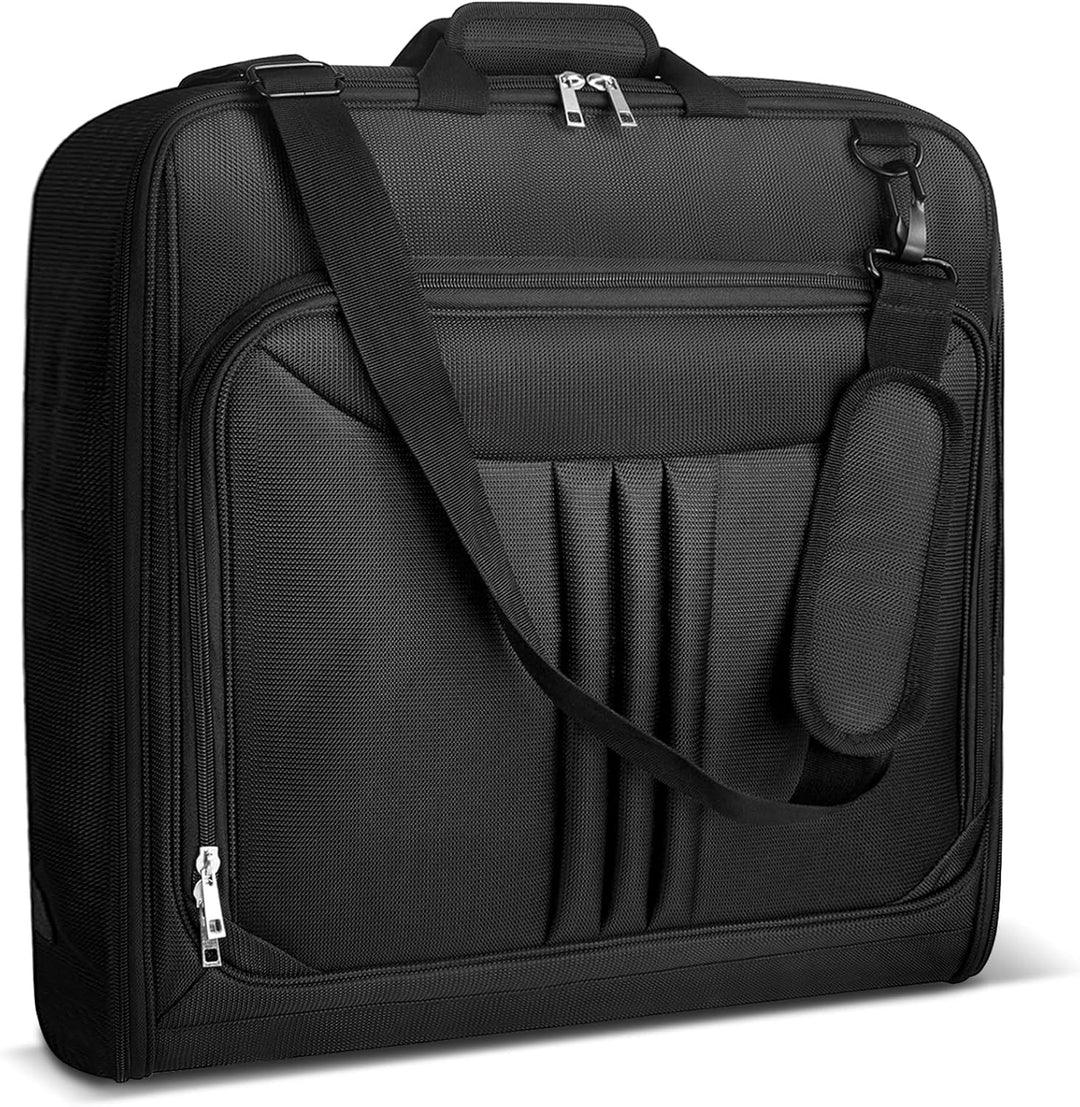 Unisex faltbare Anzugtasche für Geschäftsreisen, als Handgepäck. Wasserdichter Reise-Kleidungs-Organizer mit Gurt.