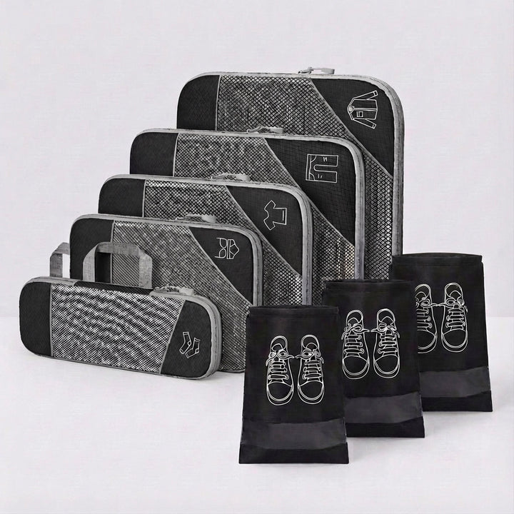 Platzsparendes Reise-Packwürfel-Set LiteCube. Kompressionsbeutel für effiziente Kofferorganisation.