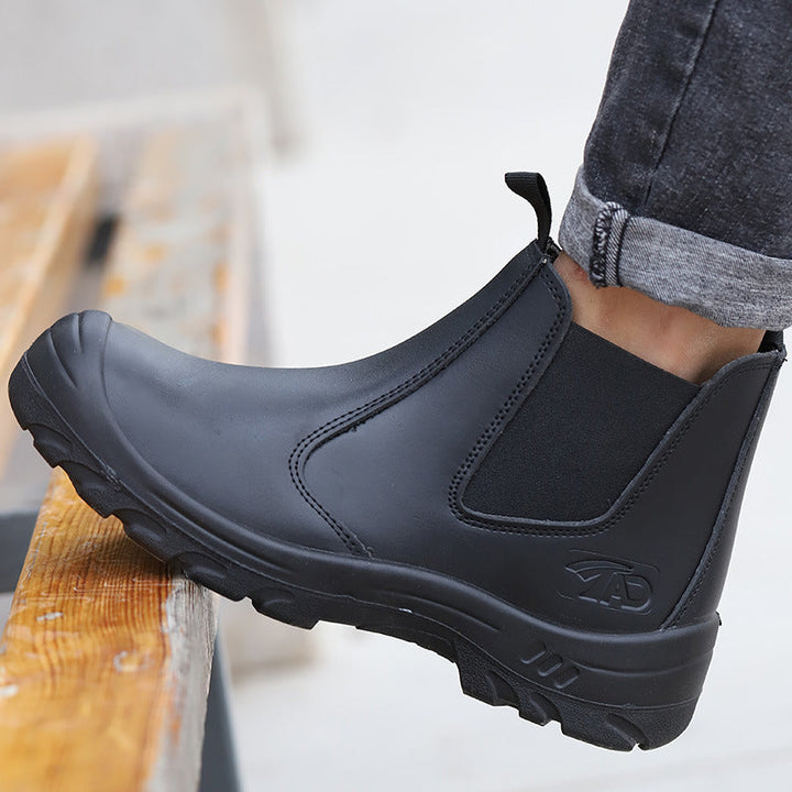 Ergonomische orthopädische Herren Arbeitsstiefel für maximale Schmerzentlastung und Komfort.
