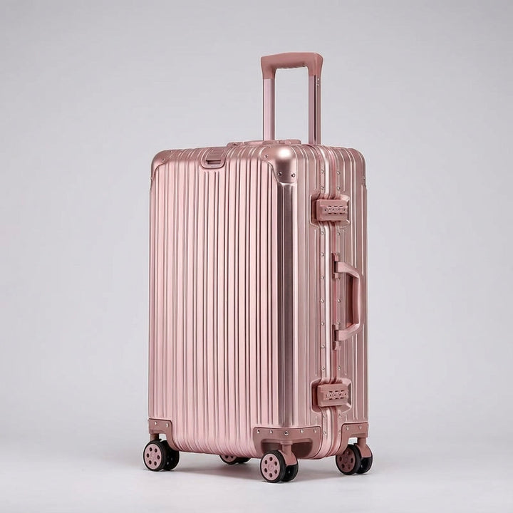 Travelon Aluminium-Magnesium-Koffer, robuster Hartschalen-Trolley für stilvolles und sicheres Handgepäck.