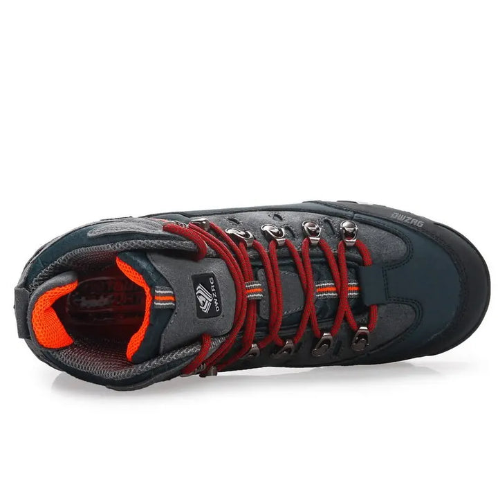 Herren Abenteuerschuh blau, robust & komfortabel für anspruchsvolle Outdoor-Touren.