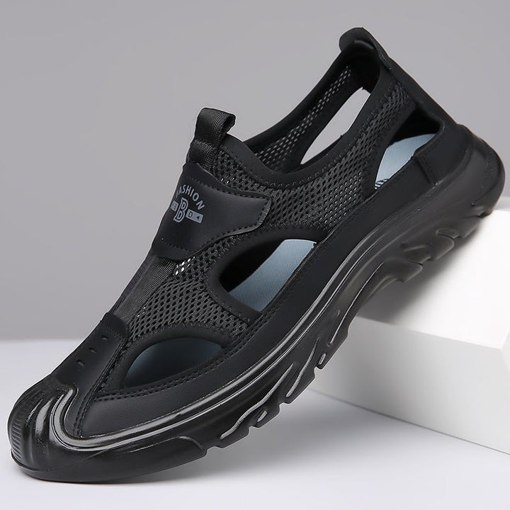 Stilvolle Herren Sandalen für den Sommer, orthopädisch, rutschfest und sehr bequem. Perfekt für Freizeit.
