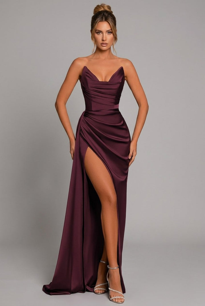 Elegantes Damen Maxikleid für Hochzeitsgäste. Festliches Abendkleid, perfekt für formelle Anlässe.