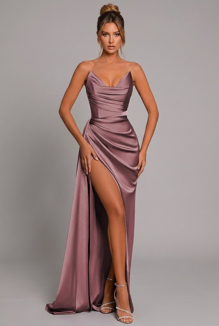 Chices Damen Maxikleid, ein elegantes Abendkleid für besondere Anlässe und formelle Partys.