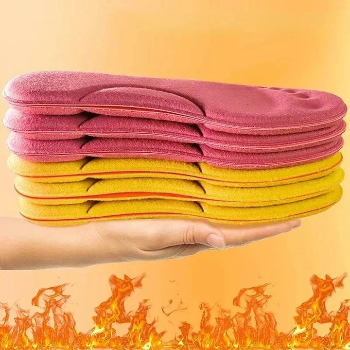Warme Winterfüße mit selbstwärmenden Unisex Einlegesohlen aus Memory-Schaum für optimalen Komfort.