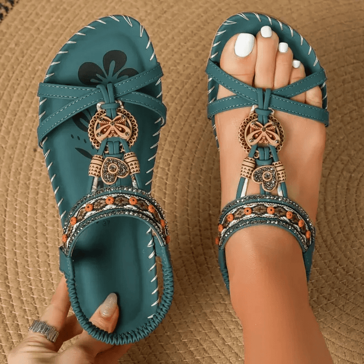 Damen orthopädische Sandalen für den Sommer, bequem mit sicherem Halt, ideal für Alltag & Urlaub.