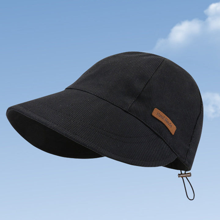 Eleganter Damenhut "Alina" mit UV-Schutz in Schwarz, perfekt für Sonne, Strand & Reise.