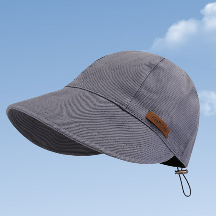 Vielseitiger UV-Schutz-Sommerhut für Damen, faltbar & atmungsaktiv, in Beige, Khaki, Schwarz.