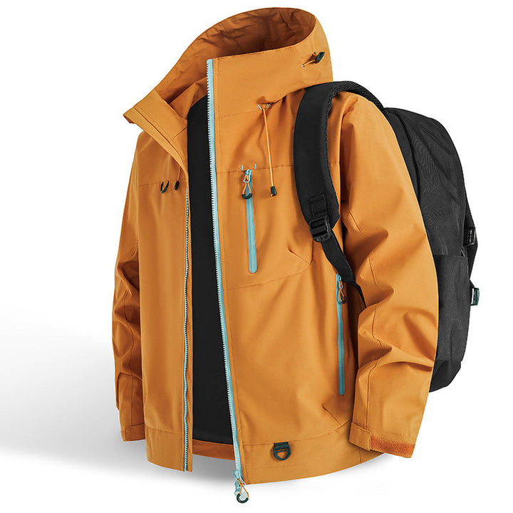 Damen Wanderjacke, wind- & wasserdicht, ideal für Outdoor-Abenteuer & Wandern. Atmungsaktive Allwetterjacke.