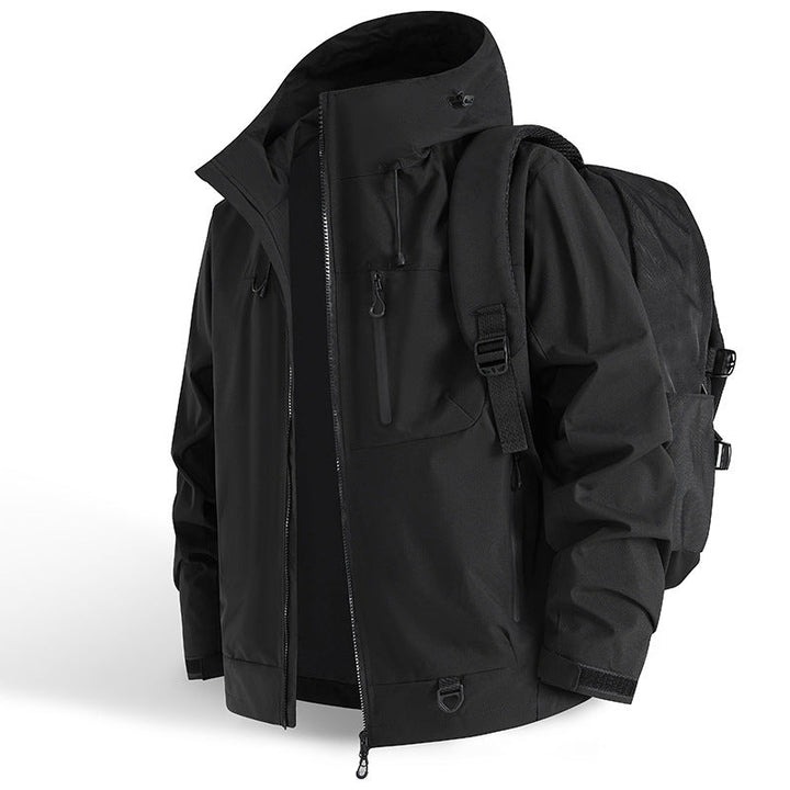 Stylische Damen Regenjacke, atmungsaktiv & winddicht. Perfekte Allwetterjacke für Outdoor-Aktivitäten.