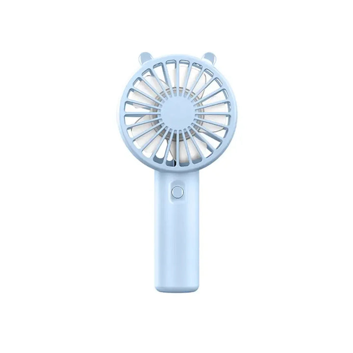 Handlicher USB Ventilator, tragbar & leise. Perfekt für die persönliche Kühlung im Sommer, auf Reisen oder im Büro.