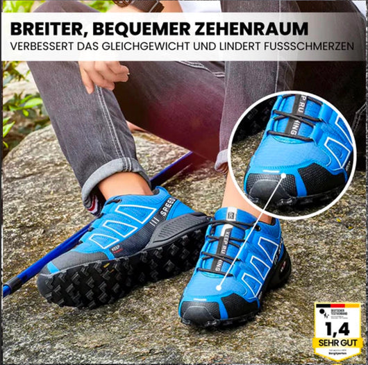 Rutschfeste Trekkingschuhe unisex, wasserdicht für jedes Wetter; bequeme Schuhe zum Wandern.