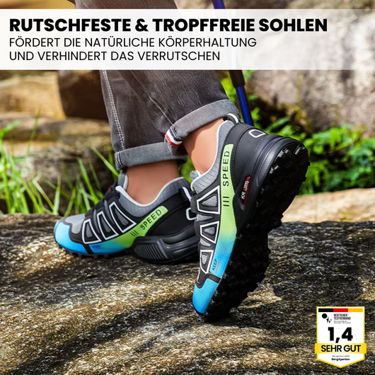 Unisex Wanderschuhe für Herren & Damen, ergonomisch, dämpfend und komfortabel für Trekking.