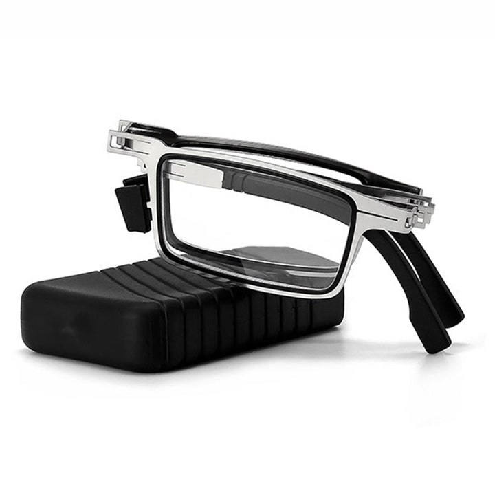 Reisefreundliche Unisex-Faltlesebrille. Kompakt, kratzfest & blaulichtfilternd für optimalen Augenschutz.