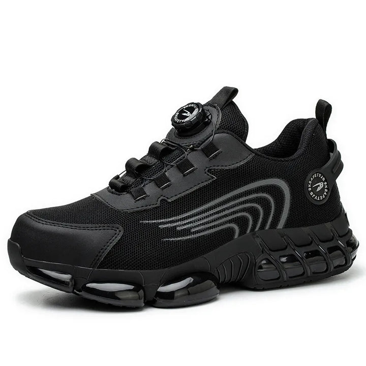 Unisex Sicherheitsschuhe mit Stahlkappe & Durchtrittschutz. Atmungsaktive Arbeitssneakers für Herren, ganzjähriger Komfort & Schutz.